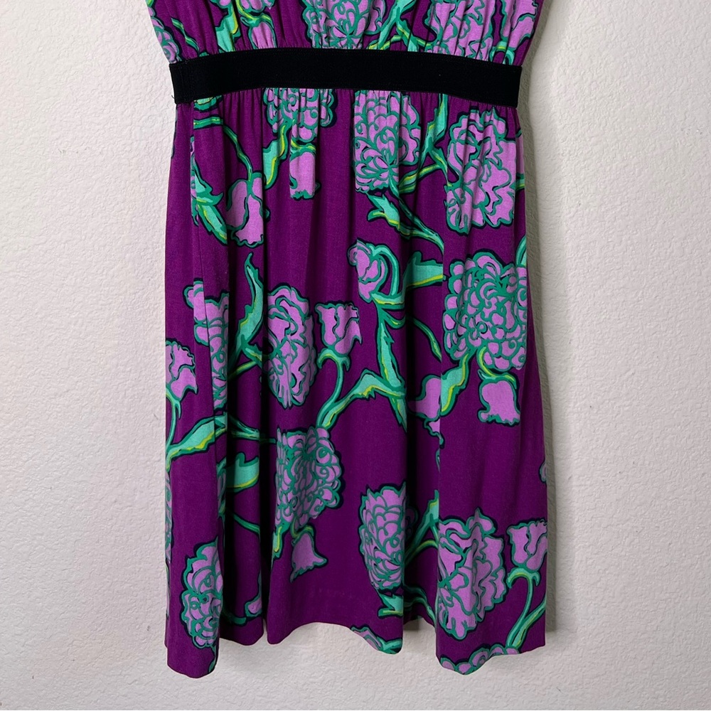 LILLY PULITZER Women’s Hollyhock Posie Laney Purple Dress XS - Picture 6 of 9